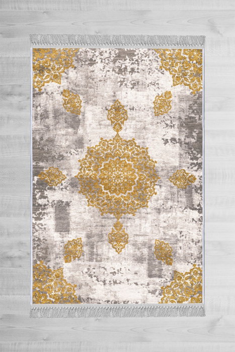 Conceptum Els1104 Alfombra de Terciopelo Multicolor 80 x 120 cm